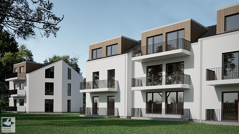Projektion der "Poitiersstraße-Gartenansicht" Bild: integrale Planung